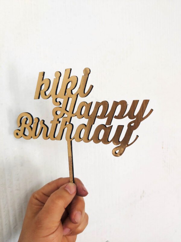 Caketopper Happy Birthday