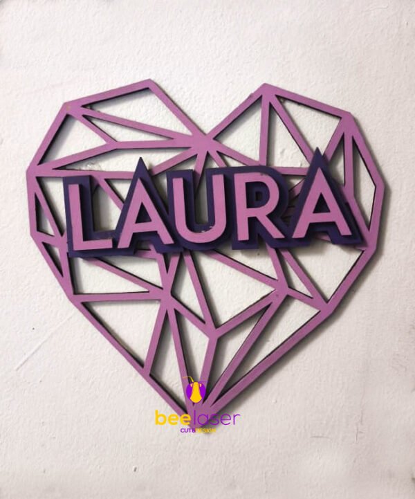 Corazón geométrico