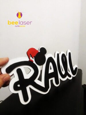 ¡Letras tipo Disney!