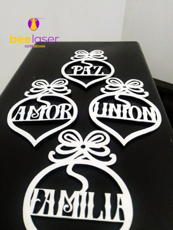 Set 4 esferas para tu arbolito