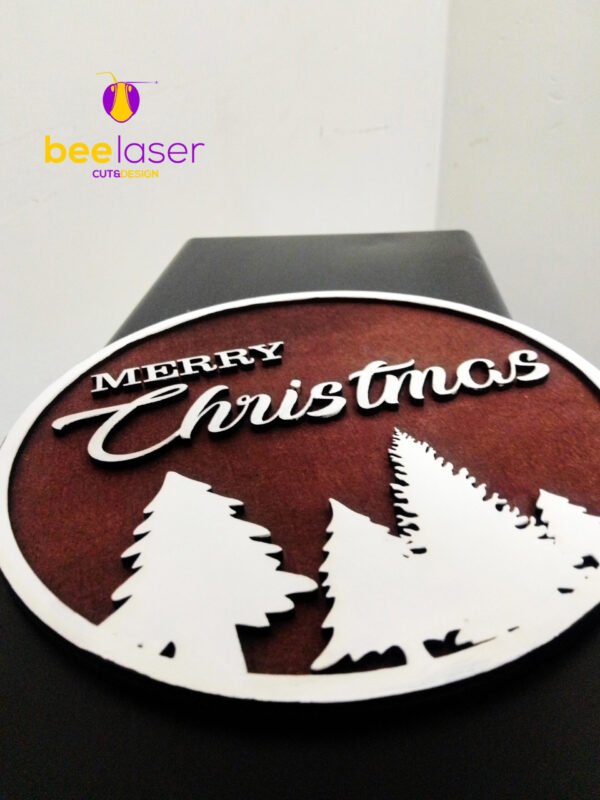 Letrero Navideño Snow Worm